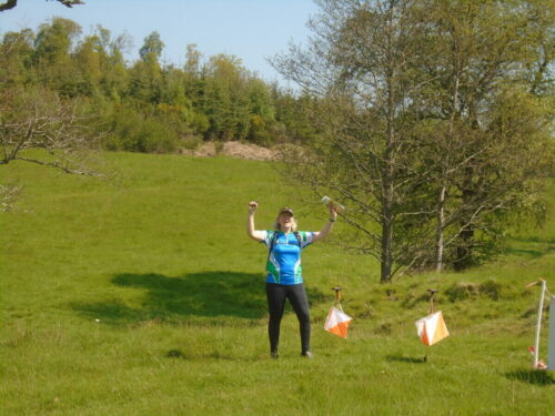 Liz happy to finish