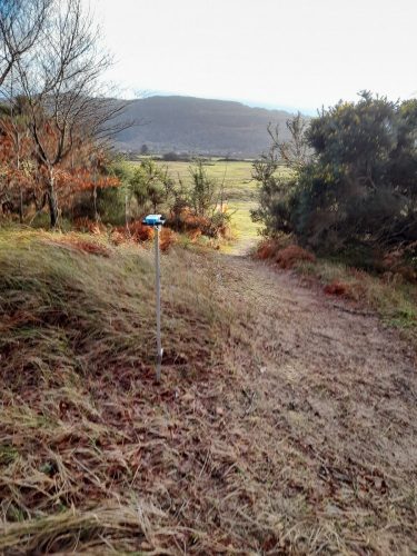 Start box leading to the start kite